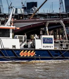 Port of London Authority sonar survey ship